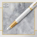 Ekskluzywne pióro tłoczkowe Parker PEARL (2143649) Parker