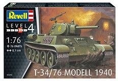 Model do sklejania T-34/76 Modell 1940 - radziecki czołg średni Revell (03294) Revell