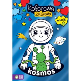 Książeczka edukacyjna Kolorowa zabawa Kosmos Zielona Sowa Zielona Sowa