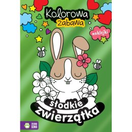 Książeczka edukacyjna Zielona Sowa Kolorowa zabawa Słodkie zwierzęta Zielona Sowa