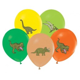 Balon gumowy Godan dinozaury mix 12cal (GZ-DIN5) Godan