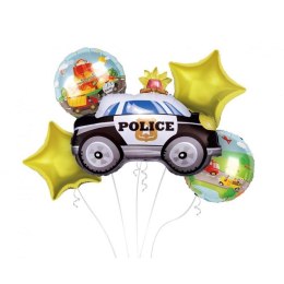 Balon foliowy Godan zestaw Policja, 5 szt (BZ-HPOL) Godan