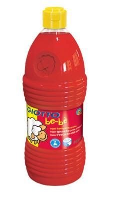 Farba tempera Giotto Be-Be kolor: czerwony 1000ml 1 kolor. (467508) Giotto