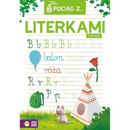 Książeczka edukacyjna Zielona Sowa Pociąg z literkami Zielona Sowa