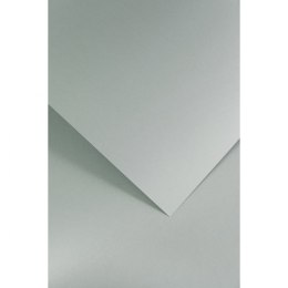 Papier ozdobny (wizytówkowy) gładki jasnoszary satynowany A4 szary 210g Galeria Papieru (205504) Galeria Papieru
