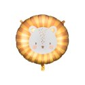 Balon foliowy Partydeco Lew, 70x67 cm 20cal (FB208) Partydeco