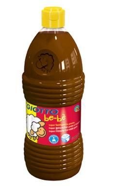 Farba tempera Giotto Be-Be kolor: brązowy 1000ml 1 kolor. (467523) Giotto