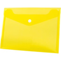 Teczka plastikowa na guzik koperta pp A5 żółty 140 mic. [mm:] 165x225 Tetis (BT610-Y) Tetis