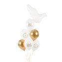 Balon gumowy Partydeco biały (SB14P-310-008) Partydeco