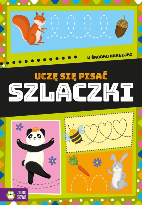 Książeczka edukacyjna Zielona Sowa Uczę się pisać. Szlaczki Zielona Sowa