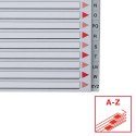 Przekładka alfabetyczna Esselte A4 szara 20k A-Z (100129) Esselte