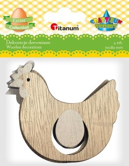 Ozdoba drewniana Titanum Craft-Fun Series Kura (22BR1003) Titanum