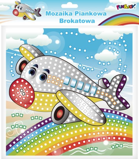 Mozaika Fun&Joy Glitter SAMOLOT (FJSR2202) Fun&Joy