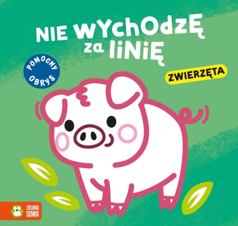 Książeczka edukacyjna Zielona Sowa Nie wychodzę za linię. Zwierzęta Zielona Sowa