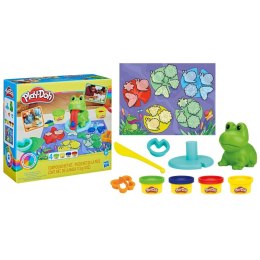 Masa plastyczna dla dzieci zestaw żaba nauka kolorów mix Playdoh (F6926) Playdoh