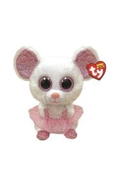 Pluszak Ty Beanie Boos Nina - Biała ballerina mysz [mm:] 240 (TY36488) Ty