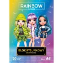 Blok rysunkowy Astrapap RAINBOW HIGH A4 biały 20k (106022001) Astrapap