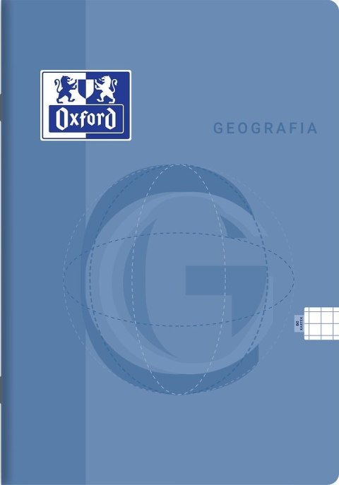 Zeszyt tematyczny geografia A5 60k. 90g krata Oxford (400175638) Oxford