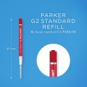 Wkład do długopisu Parker ECO, czerwony Mmm (2166545) Parker