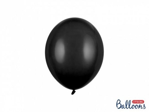 Balon gumowy Partydeco Strong Pastel Black 100 szt. czarny 230mm (SB10P-010) Partydeco