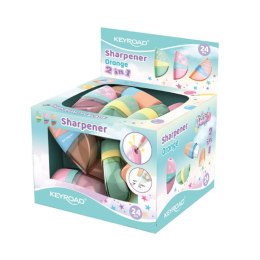 Temperówka Orange pastelowa mix plastik Keyroad (KR972538) Keyroad