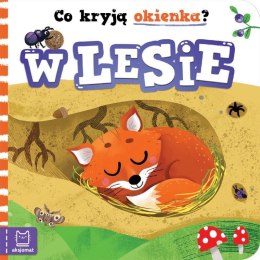 Książeczka edukacyjna Aksjomat Co kryją okienka? W lesie Aksjomat