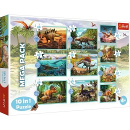 Puzzle Trefl W świecie Dinozaurów 10w1 el. (90390) Trefl