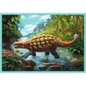 Puzzle Trefl W świecie Dinozaurów 10w1 el. (90390) Trefl