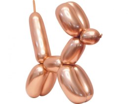 Balon gumowy Godan do modelowania Beauty&Charm, platynowe różowo-złote, 50 szt. różowy (CB-MLGRZ) Godan