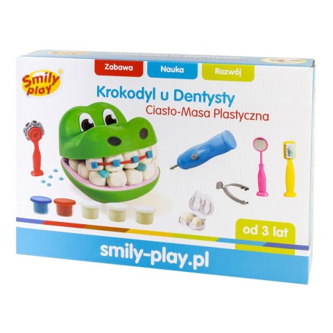 Ciastolina Smily Play 5 kol. Ciasto-masa krokodyl 250g (SP83346) Smily Play