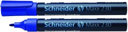 Marker permanentny Schneider Maxx 130, niebieski 1,0-3,0mm okrągła końcówka (SR123003) Schneider