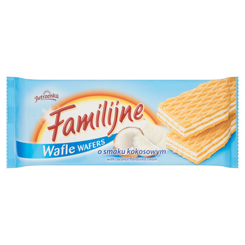 Wafle Familijne o smaku kokosowym