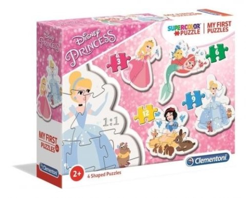 Puzzle Clementoni Moje pierwsze puzzle. Princess 4w1 el. (20812) Clementoni