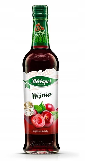 Syrop Herbapol wiśnia 420ml