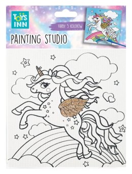 Zestaw kreatywny dla dzieci Zestaw do malowania Canvas Unicorn Stnux (STN7915) Stnux