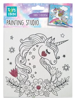 Zestaw kreatywny dla dzieci Zestaw do malowania Canvas Unicorn Stnux (STN7922) Stnux