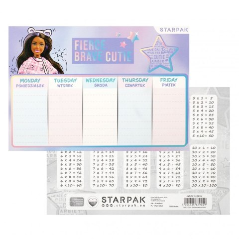 Plan lekcji Starpak Barbie St (513953) Starpak