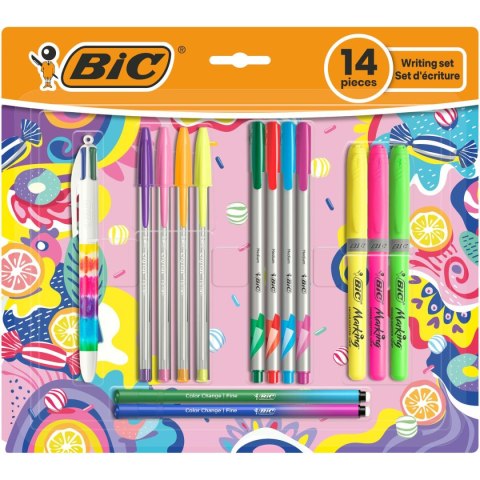 Zestaw piśmienniczy BL 8SSZT MIXED PACK COLORFUL Bic (503835) Bic