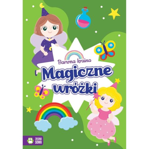 Książeczka edukacyjna Zielona Sowa Barwna kraina. Magiczne wróżki Zielona Sowa