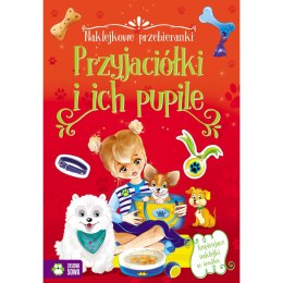 Książeczka edukacyjna Zielona Sowa Naklejkowe przebieranki. Przyjaciółki i ich pupile Zielona Sowa