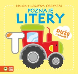 Książeczka edukacyjna Zielona Sowa Nauka z grubym obrysem. Poznaję litery Zielona Sowa