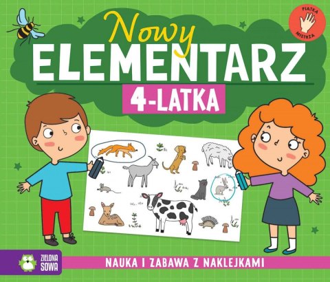 Książeczka edukacyjna Zielona Sowa Nowy elementarz 4-latka Zielona Sowa