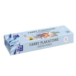 Farby plakatowe Oxford Kids kolor: mix 20ml 12 kolor. (400174836) Oxford