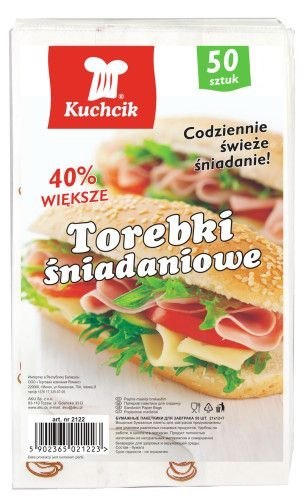 Worek do żywności Krusz-pol torebka papierowa 50 szt [mm:] 210x120 Krusz-pol