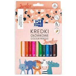 Kredki ołówkowe Oxford Jumbo 12 kol. (400174529) Oxford