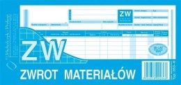 Druk samokopiujący ZW zwrot materiałów 1/3 A4 80k. Michalczyk i Prokop (353-8) Michalczyk i Prokop