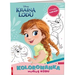 Książka dla dzieci Kraina lodu. Kolorowanka według kodu Ameet Ameet