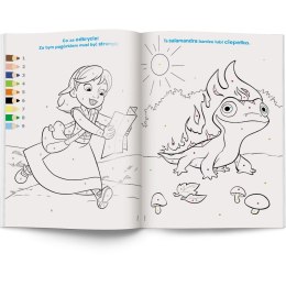 Książka dla dzieci Kraina lodu. Kolorowanka według kodu Ameet Ameet