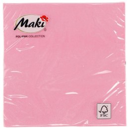Serwetki różany papier [mm:] 330x330 Pol-mak (00048) Pol-mak