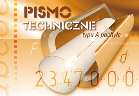 Blok do pisma technicznego Kreska pismo A pochyłe A4 10k Kreska